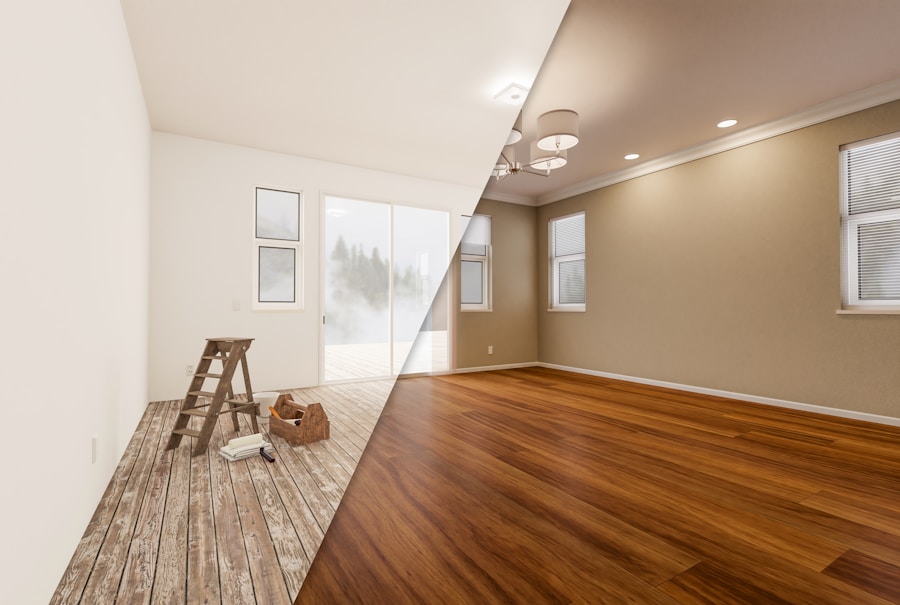 Hardwood flooring installation