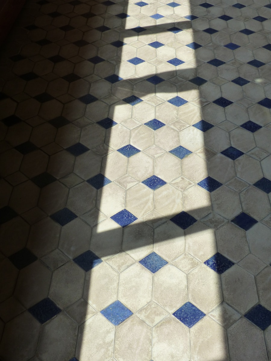 Tile flooring installation